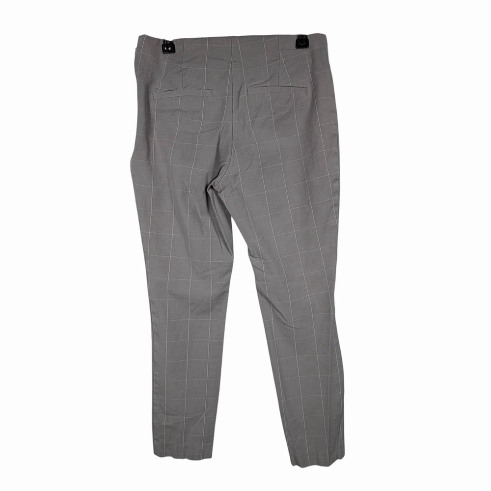 A New Day Womens Side Zip Black/White Windowpane Slacks Size 2 Grey Womens slack - Picture 4 of 7